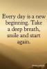 Smile and start again!